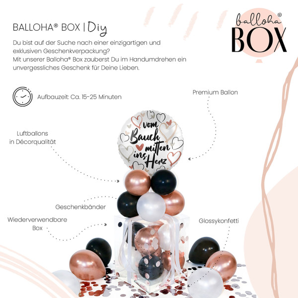 Balloha Geschenkbox DIY Mitten ins Herz XL 3