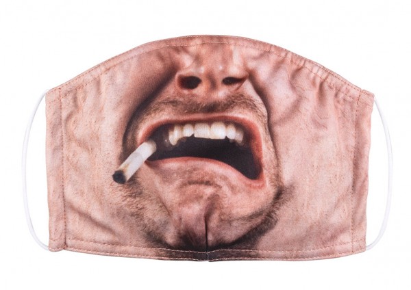 Mund Nasen Maske Raucher für Herren
