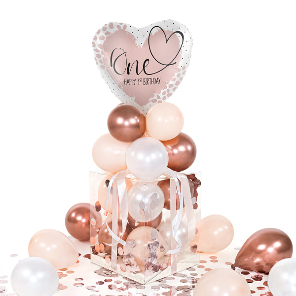 Balloha Geschenkbox DIY One Happy 1st Birthday XL