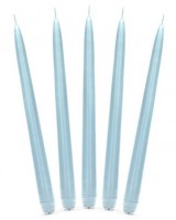 10 Stabkerzen Firenze eisblau 24cm