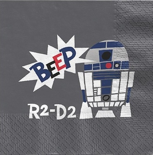 20 Star Wars Cartoon Servietten 33cm