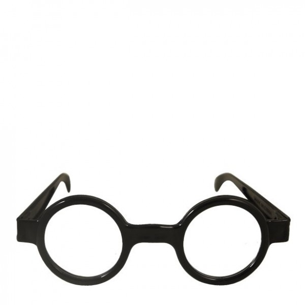 Streber Nerd Brille rund für Kinder