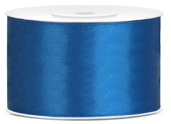 25m Satin Geschenkband blau