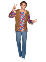 Hippie Herrenkostüm Classic