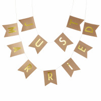 Vorschau: Just Married Wimpelkette 3m