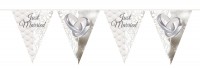 Wimpelkette Just Married 10m