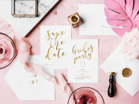 10 Save the date Brides Party Einladungskarten
