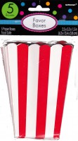 5 Candy Buffet Snack Boxen rot