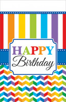 Rainbow Birthday Tischdecke 1,8 x 1,2m