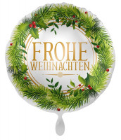 Weihnachts-Folienballon Tannenkranz 71cm