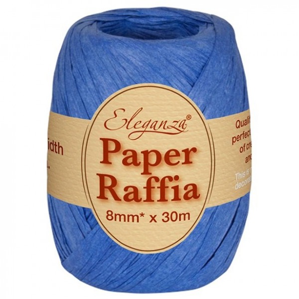 30m Blaues Eleganza Bastband 8mm