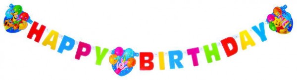 Birthday Winnie Puuh Girlande 1,8m