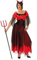Teufelsfrau Kleid Kostüm