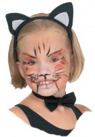 Niedliche Katzenohren Für Kinder Schwarz-Weiß