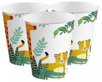 8 Wild Life Pappbecher 250ml