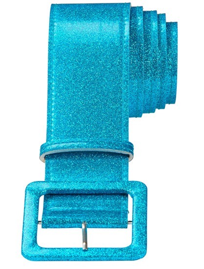 Glitzergürtel In Türkis-Blau