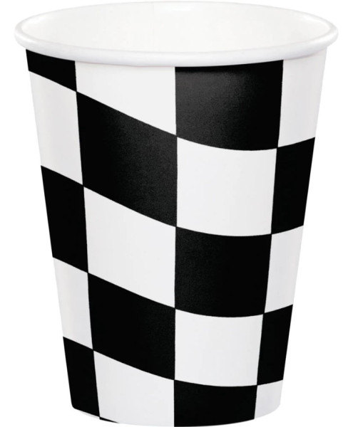8 North Race Pappbecher 250ml 2