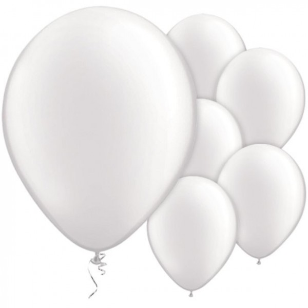 100 Weiße Luftballons Passion 28cm