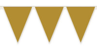 XXL Wimpelkette Gold 10m